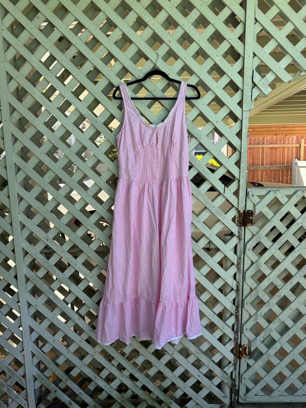 LoveShackFancy Santelle gingham midi dress - Picture 7 of 9